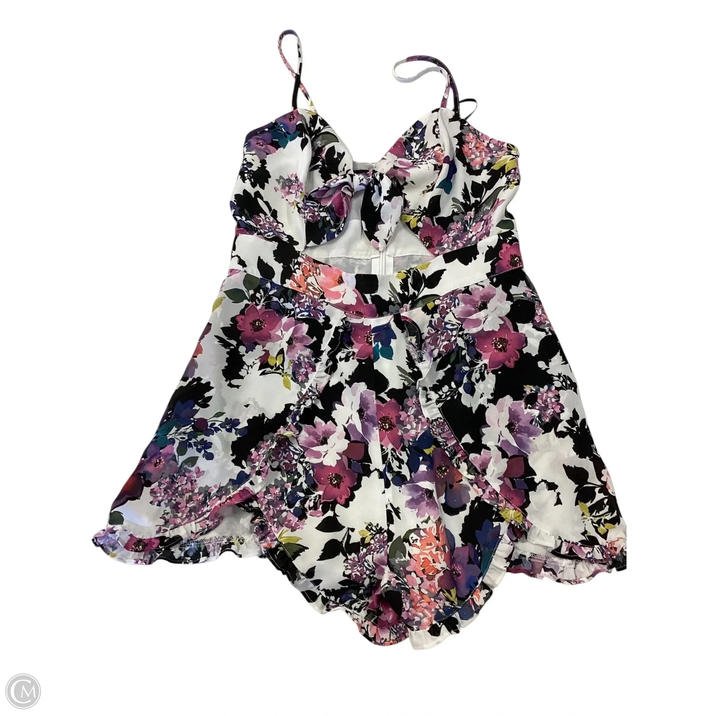 Romper By Bebe In Floral Print, Size: 10