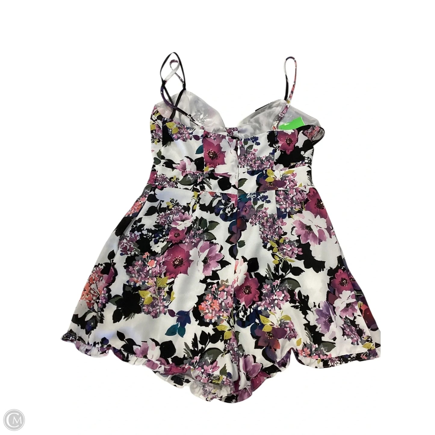 Romper By Bebe In Floral Print, Size: 10