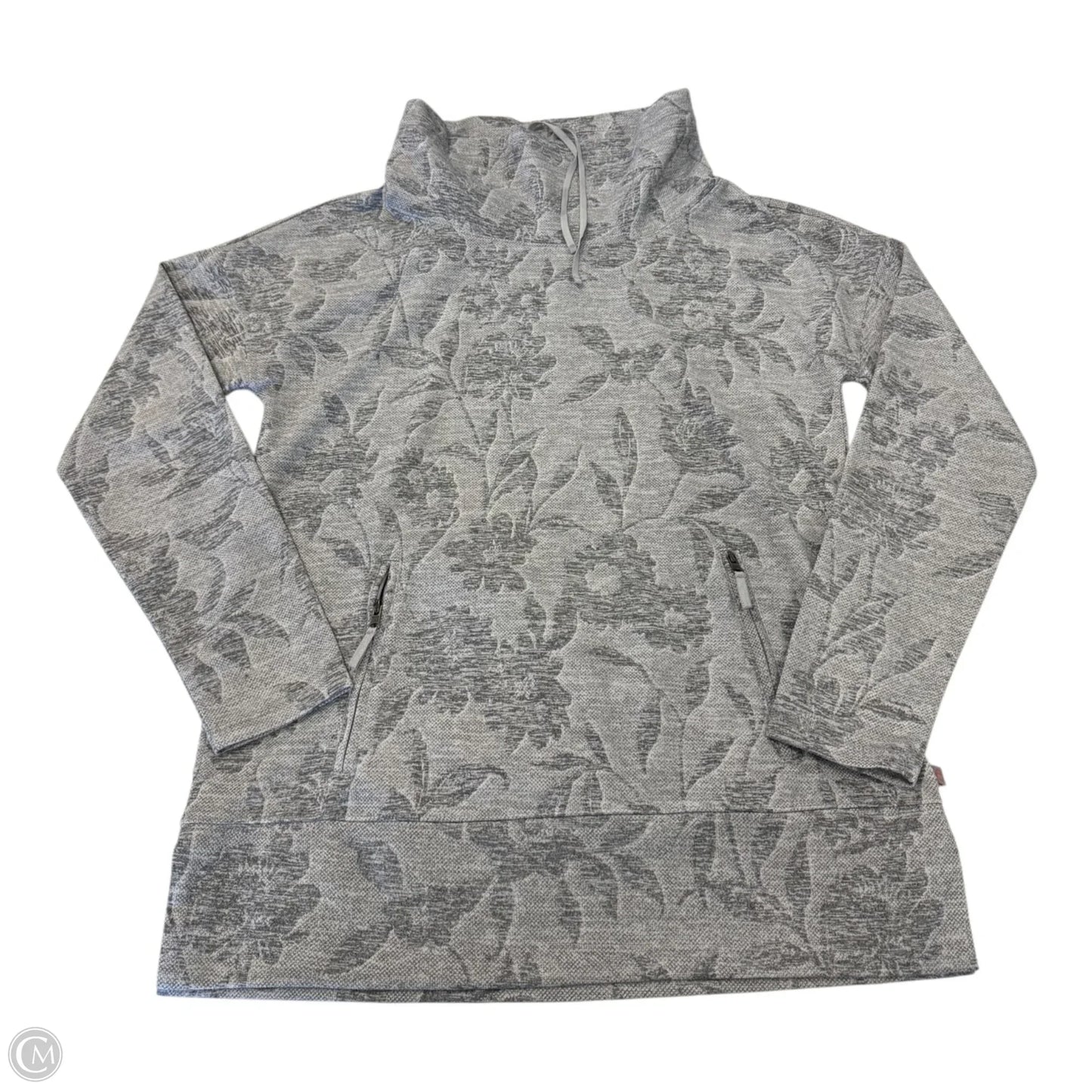 Top Long Sleeve By Talbots In Grey, Size: Xs