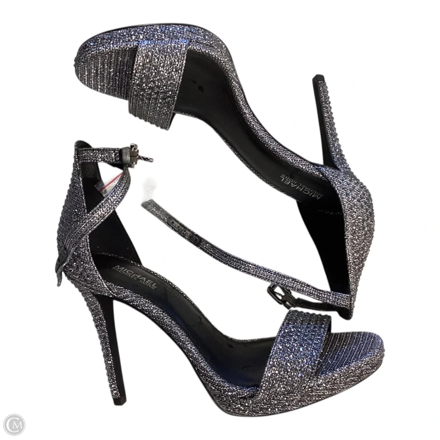 Shoes Heels Stiletto By Michael By Michael Kors In Silver, Size: 6.5