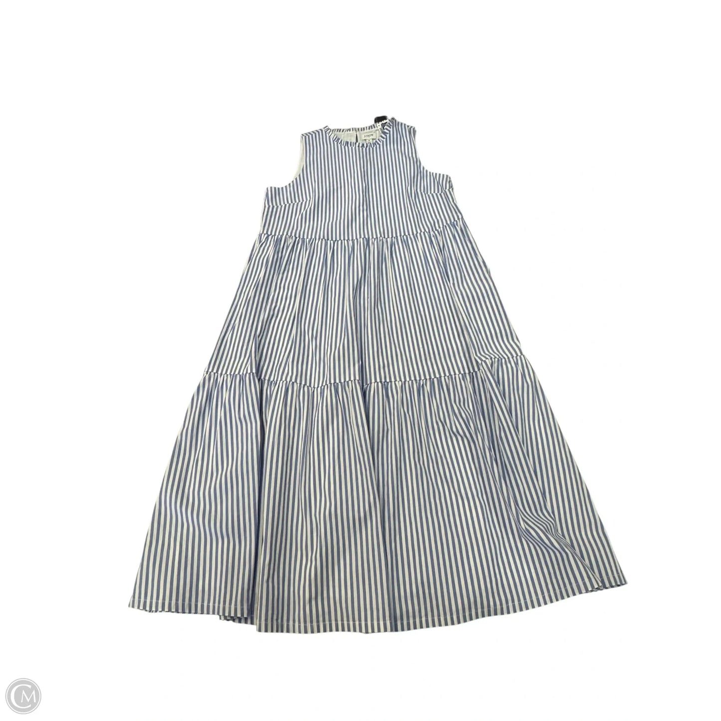 Dress Casual Maxi By J. Crew In Striped Pattern, Size: 8