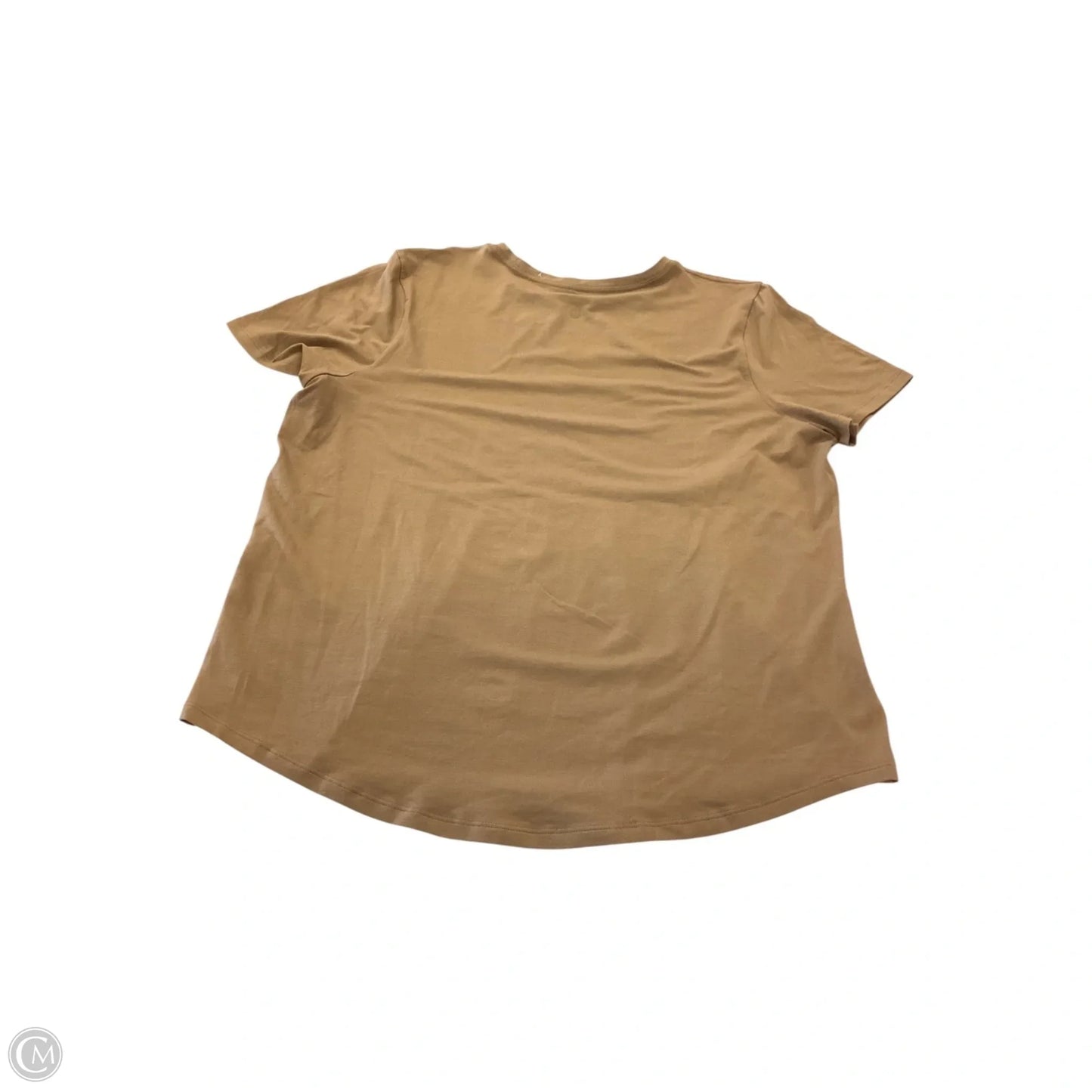 Top Short Sleeve Basic By Lululemon In Brown, Size: Xl