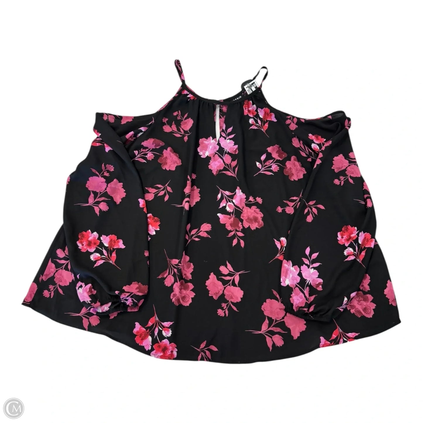 Blouse Long Sleeve By Torrid In Floral Print, Size: 1x