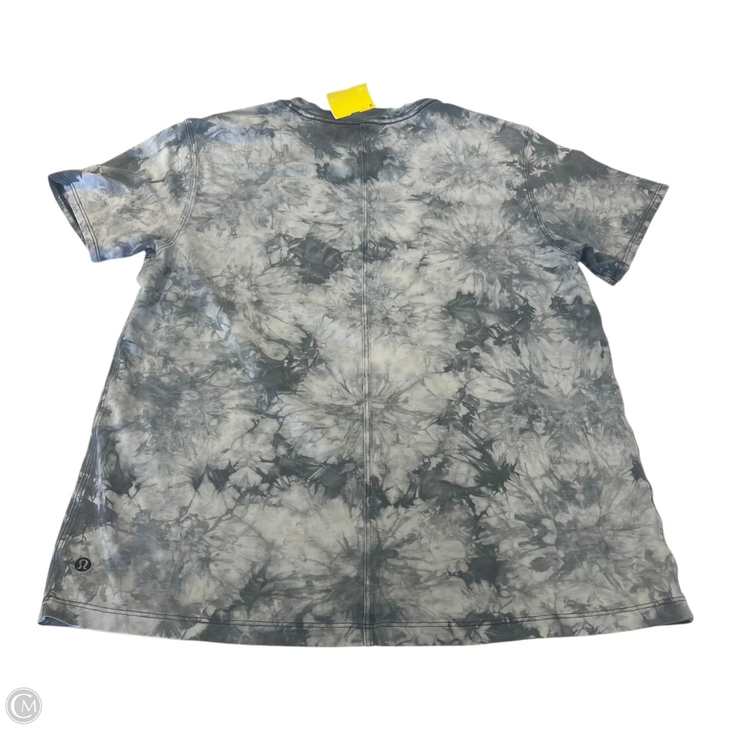 Top Short Sleeve By Lululemon In Grey, Size: 4