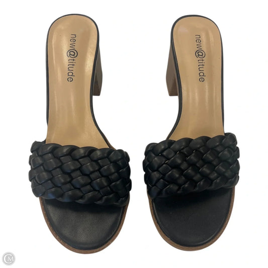 Shoes Heels Block By Clothes Mentor In Black, Size: 7