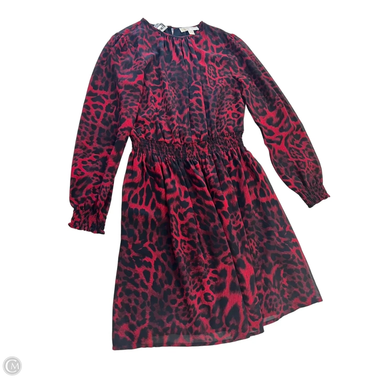 Dress Casual Maxi By Michael By Michael Kors In Red, Size: M