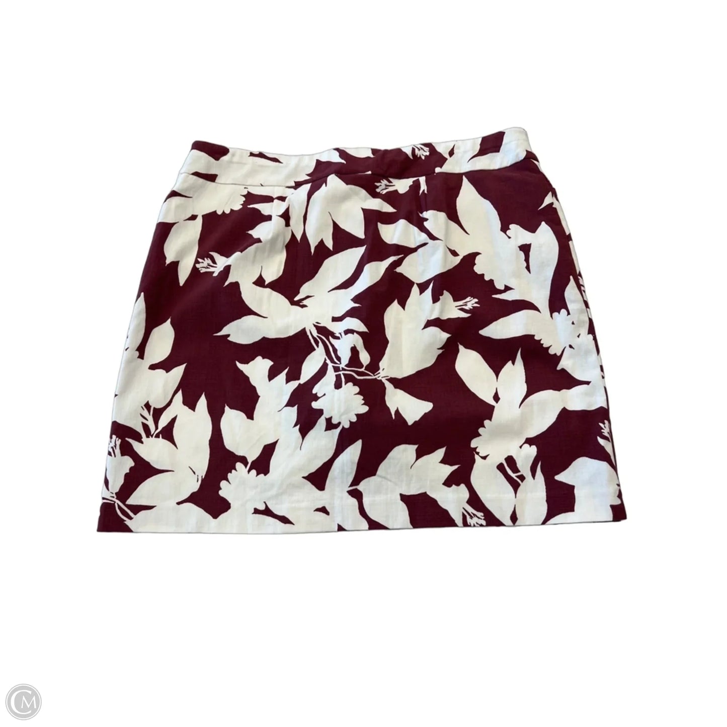 Skort By Chicos In Floral Print, Size: L