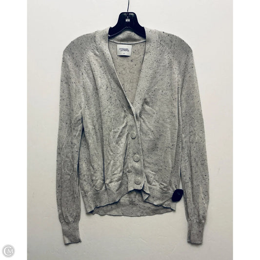 Sweater Cardigan By Clothes Mentor In Grey, Size: M