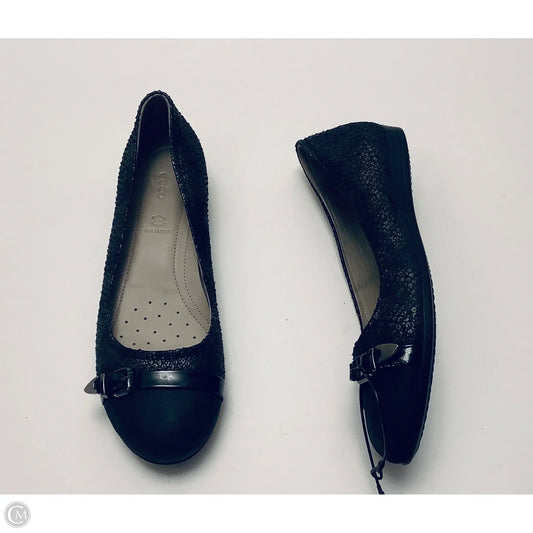 Shoes Flats By Ecco In Grey, Size: 9