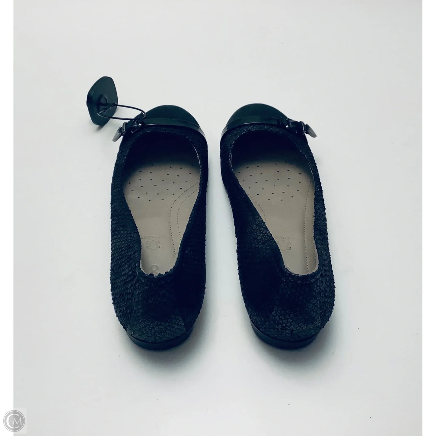 Shoes Flats By Ecco In Grey, Size: 9