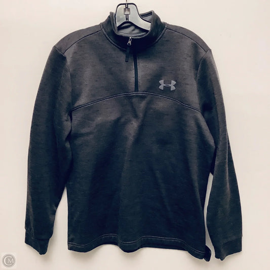 Athletic Jacket By Under Armour In Grey, Size: M