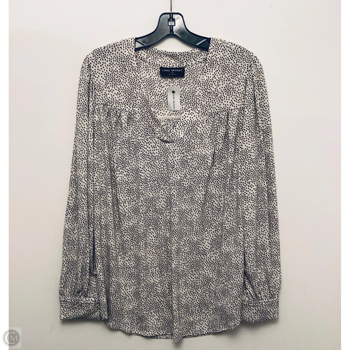 Top Long Sleeve By Lane Bryant In Beige, Size: L