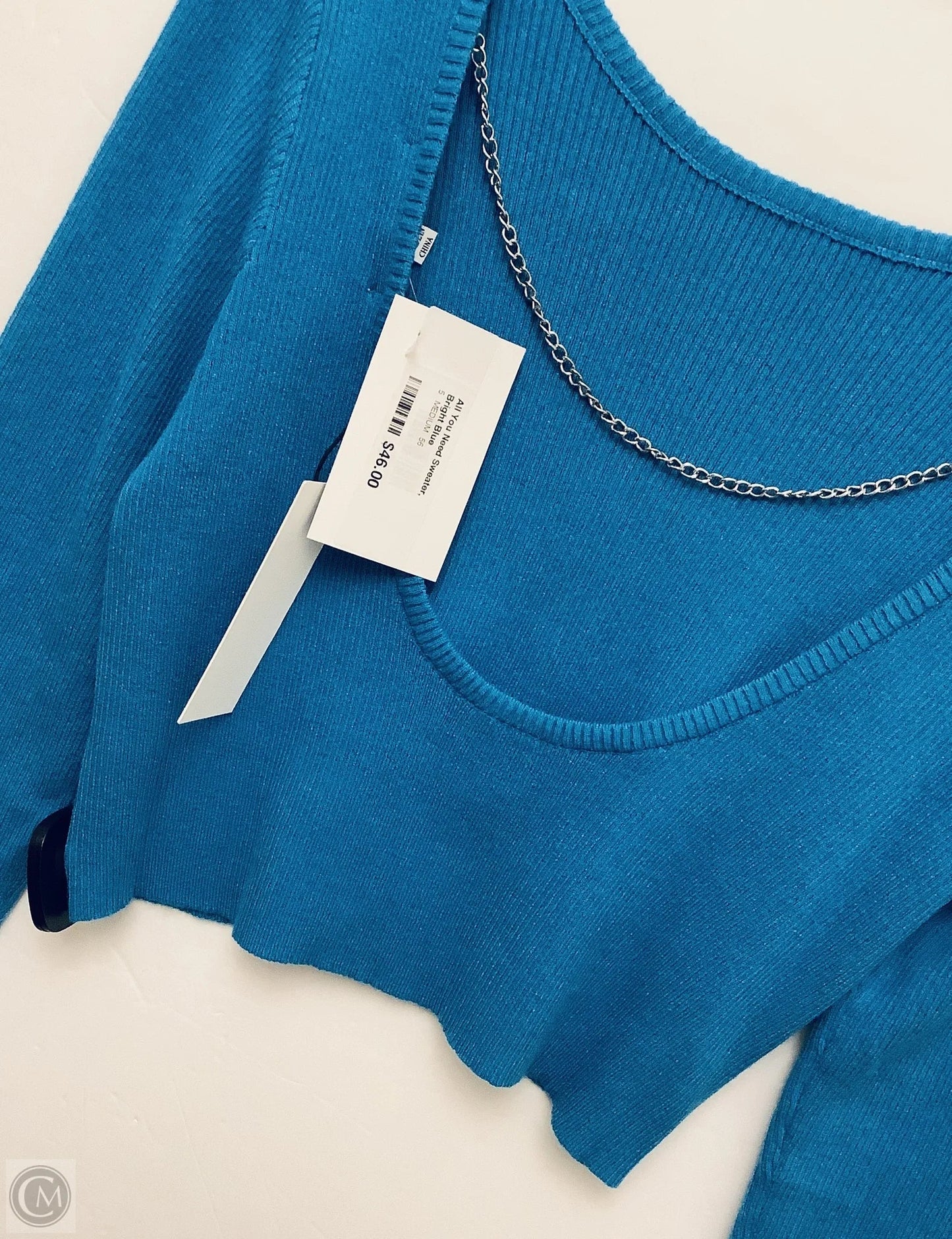Sweater By Clothes Mentor In Blue, Size: M
