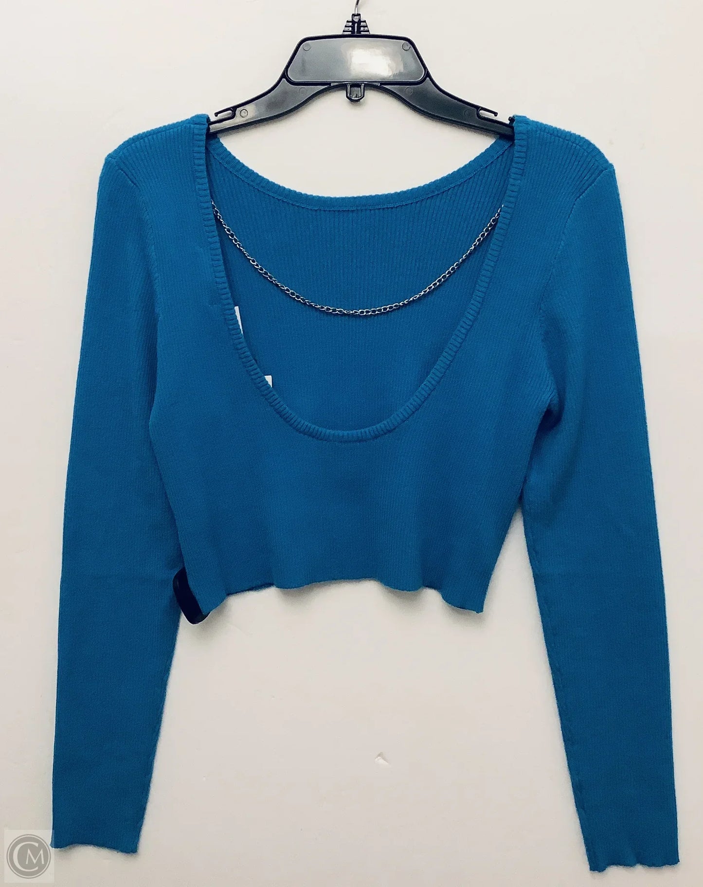 Sweater By Clothes Mentor In Blue, Size: M