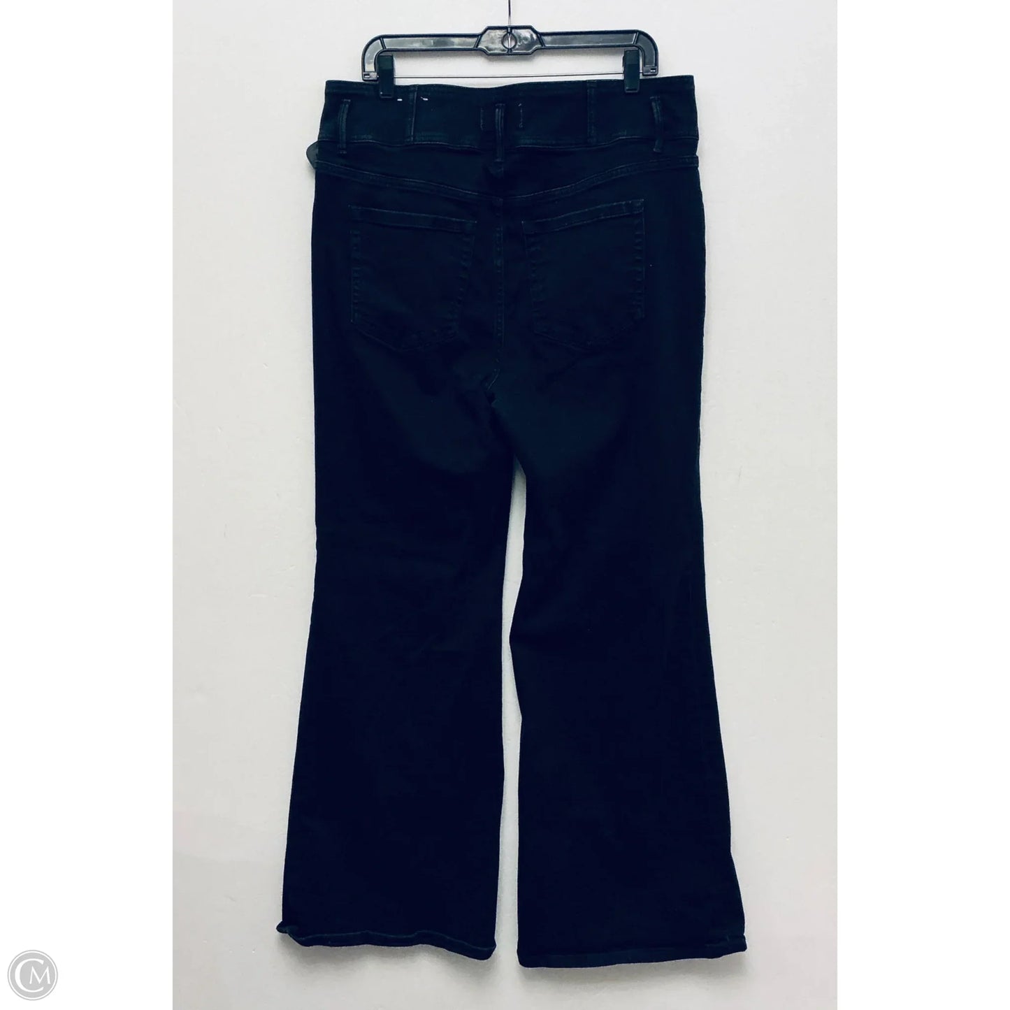 Jeans Flared By Lane Bryant In Black Denim, Size: 16