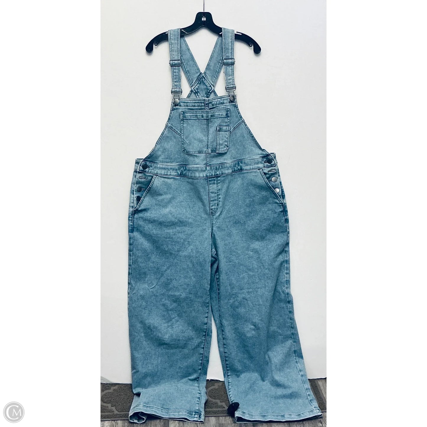 Overalls By Lane Bryant In Blue Denim, Size: 18