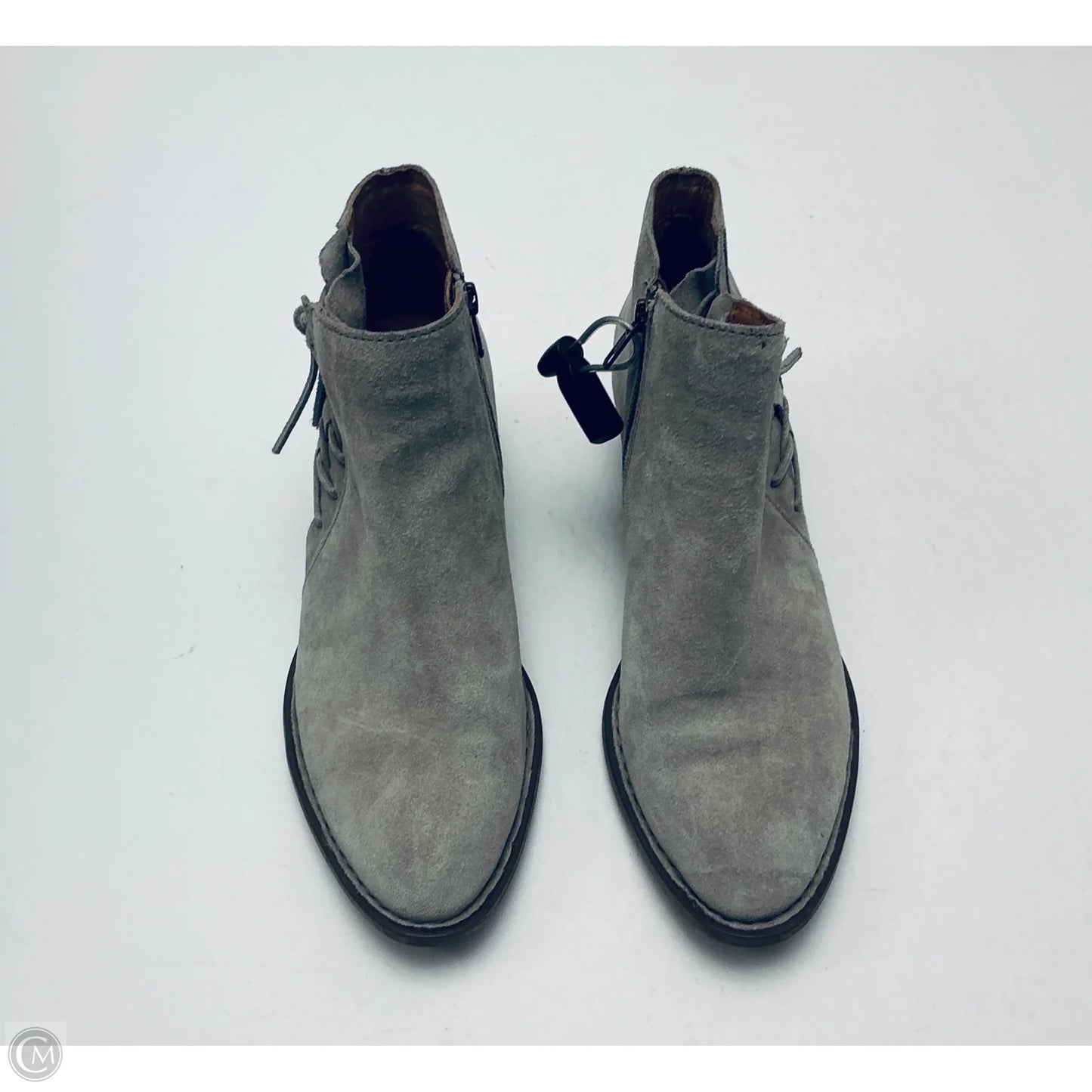 Boots Ankle Heels By Born In Grey, Size: 10