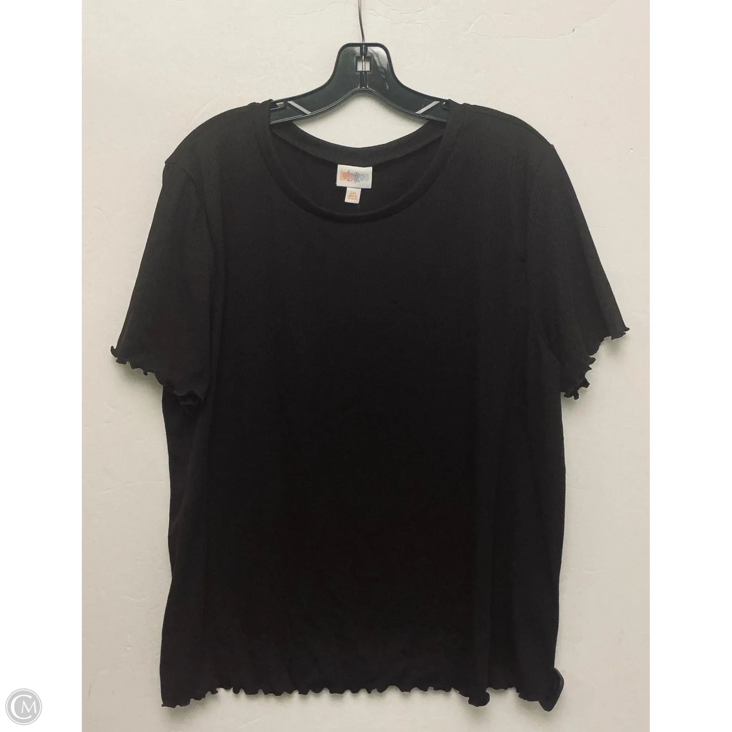 Top Short Sleeve Basic By Lularoe In Brown, Size: 3x