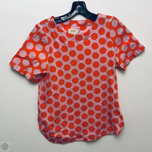 Top Short Sleeve By Maeve In Polkadot Pattern, Size: S