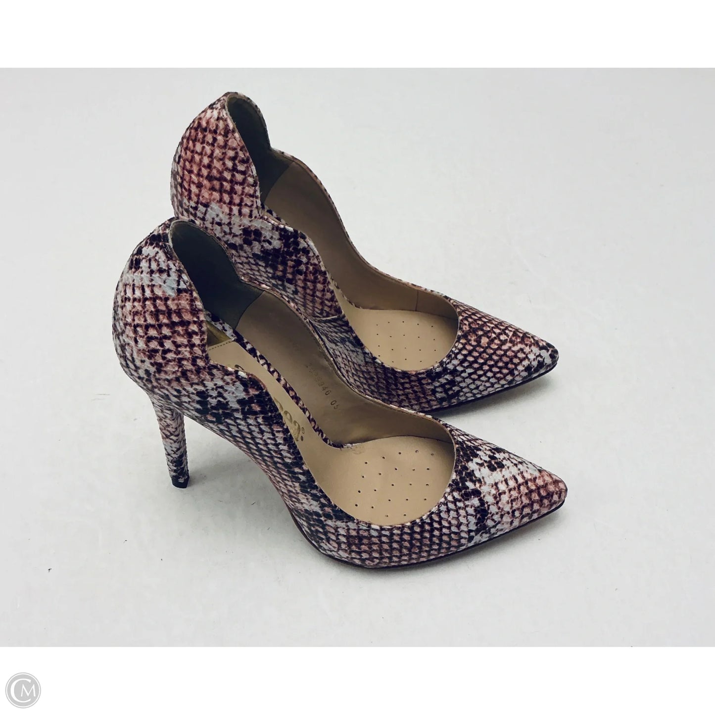 Shoes Heels Stiletto By Andrea In Snakeskin Print, Size: 6.5