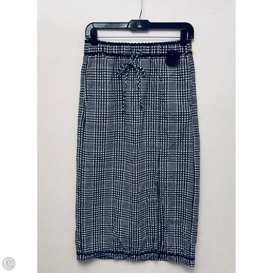 Skirt Midi By Free People In Plaid Pattern, Size: Xs