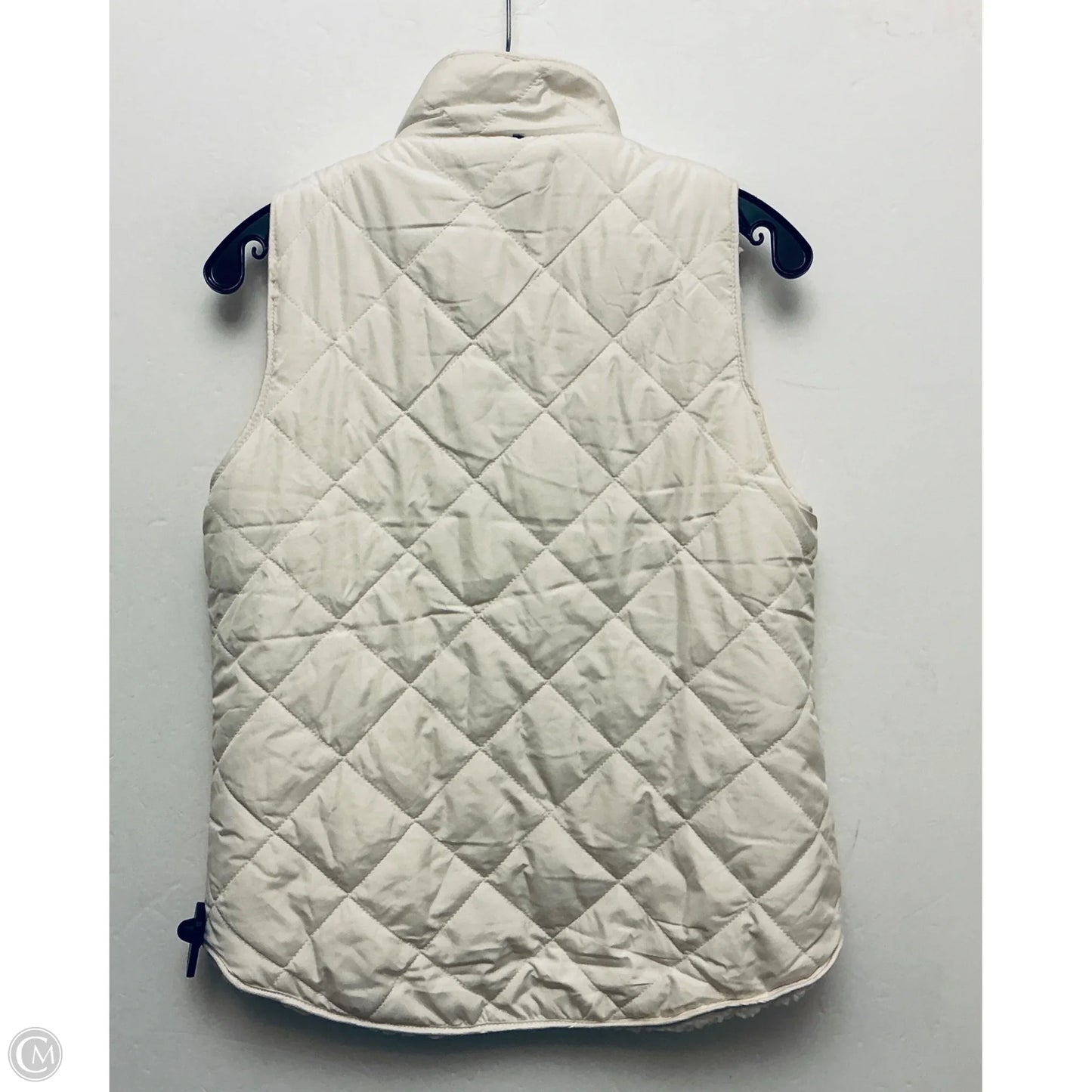 Vest Puffer & Quilted By Francesca's In White, Size: M