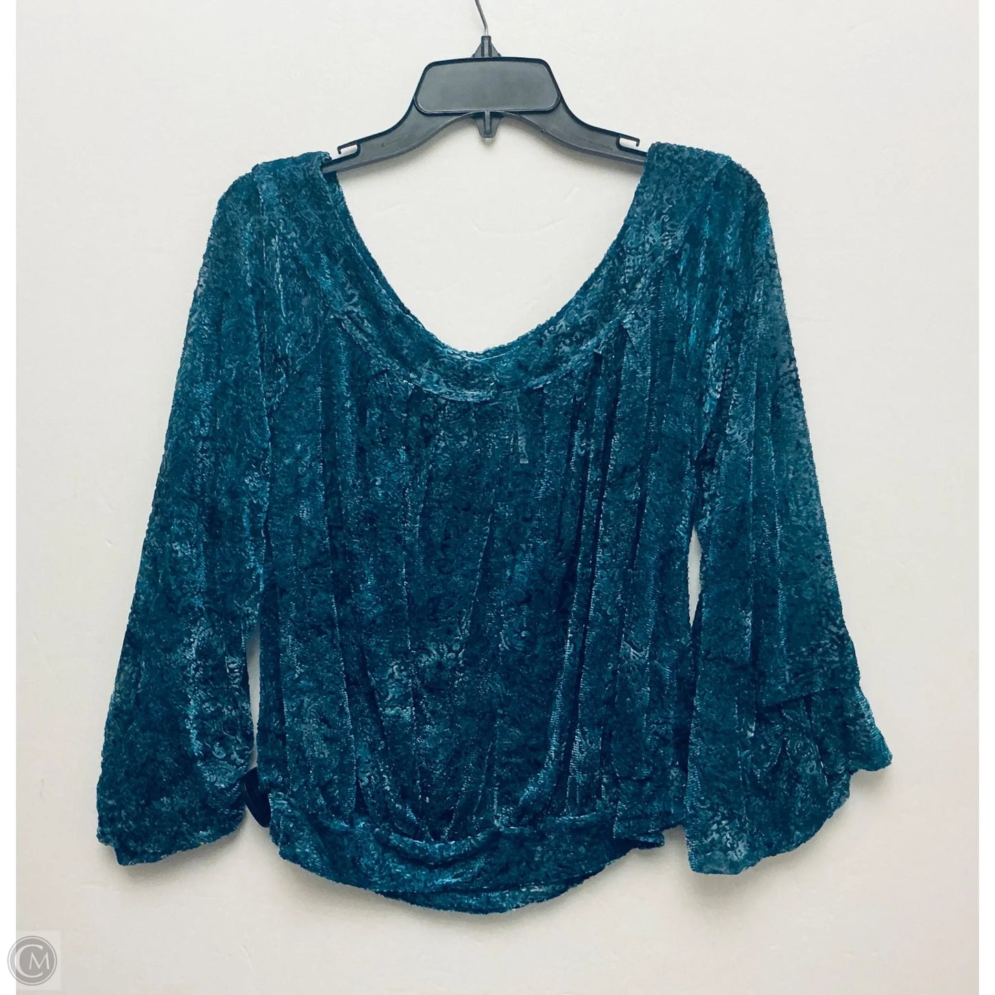Top Long Sleeve Basic By Free People In Blue, Size: M