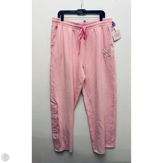Pants Joggers By Pink In Pink, Size: L