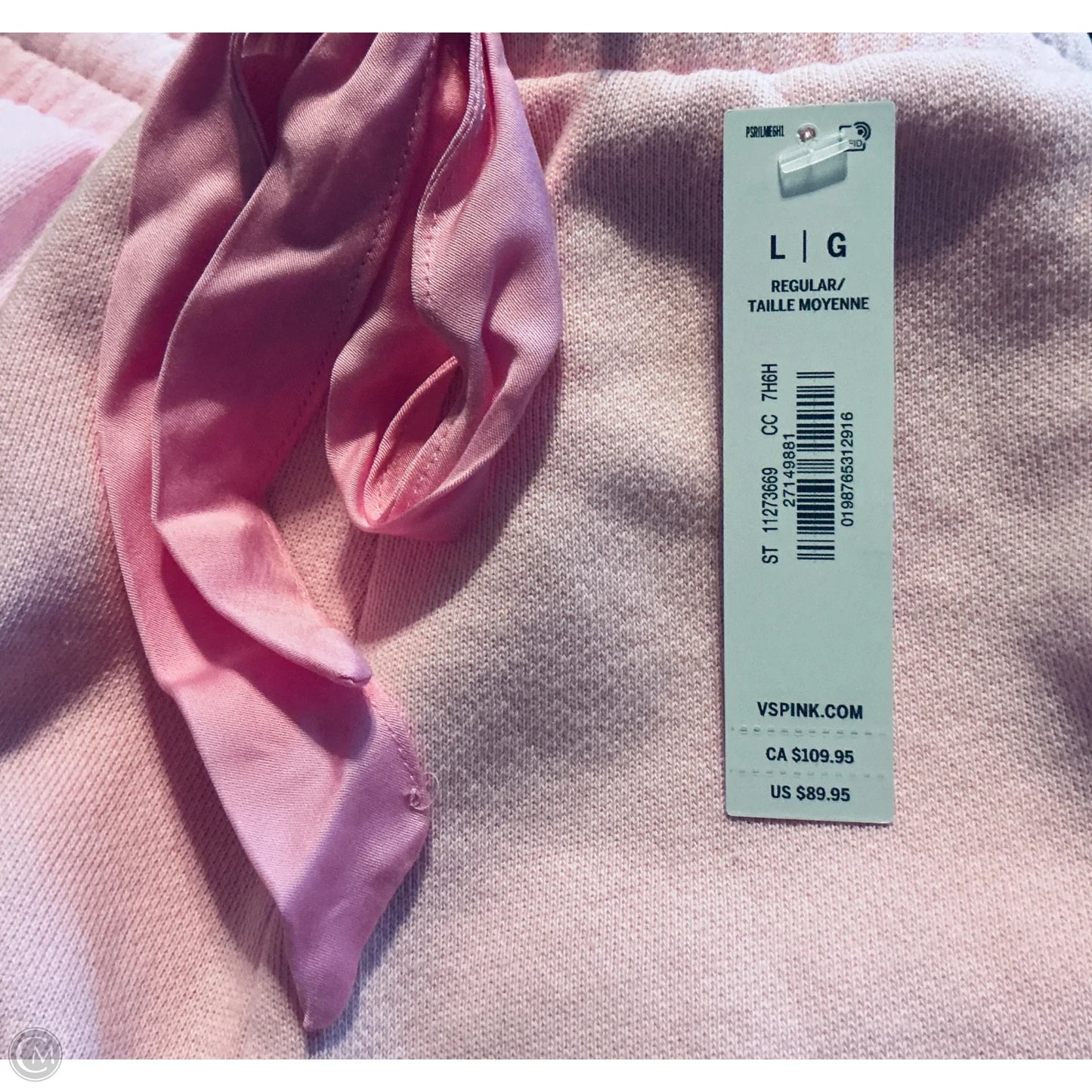 Pants Joggers By Pink In Pink, Size: L