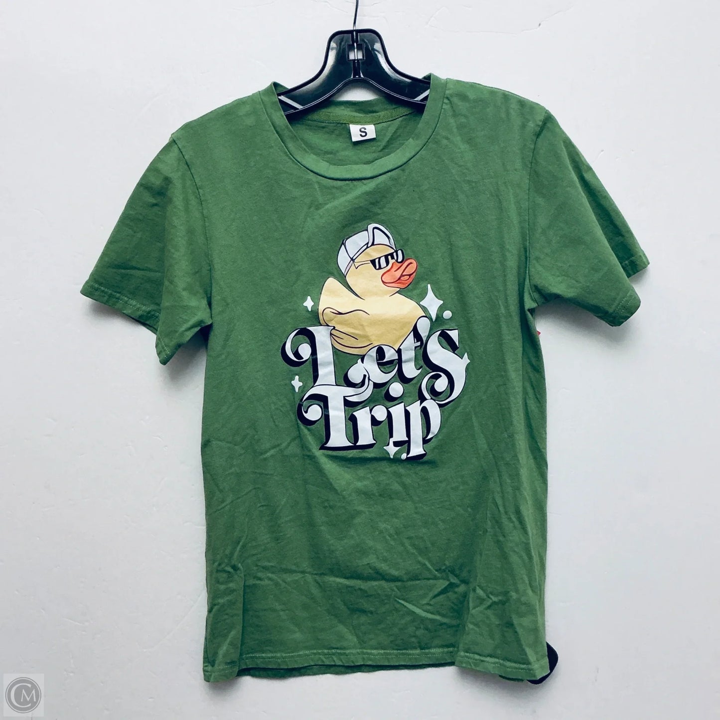 Top Short Sleeve Basic By Cme In Green, Size: S