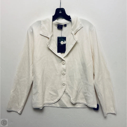Cardigan By Cyrus In White, Size: L