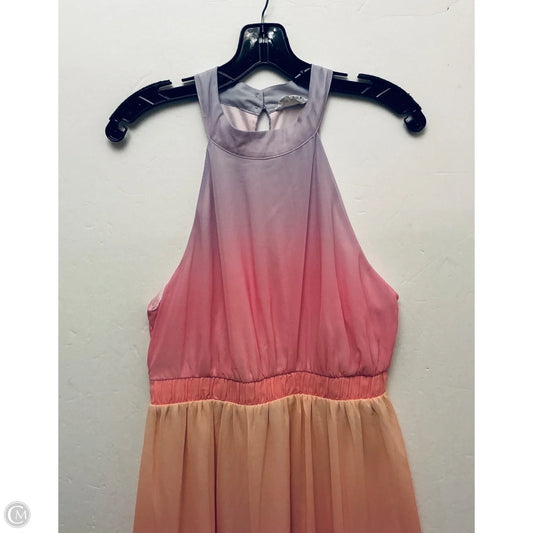 Dress Casual Maxi By Andree By Unit In Pink, Size: L