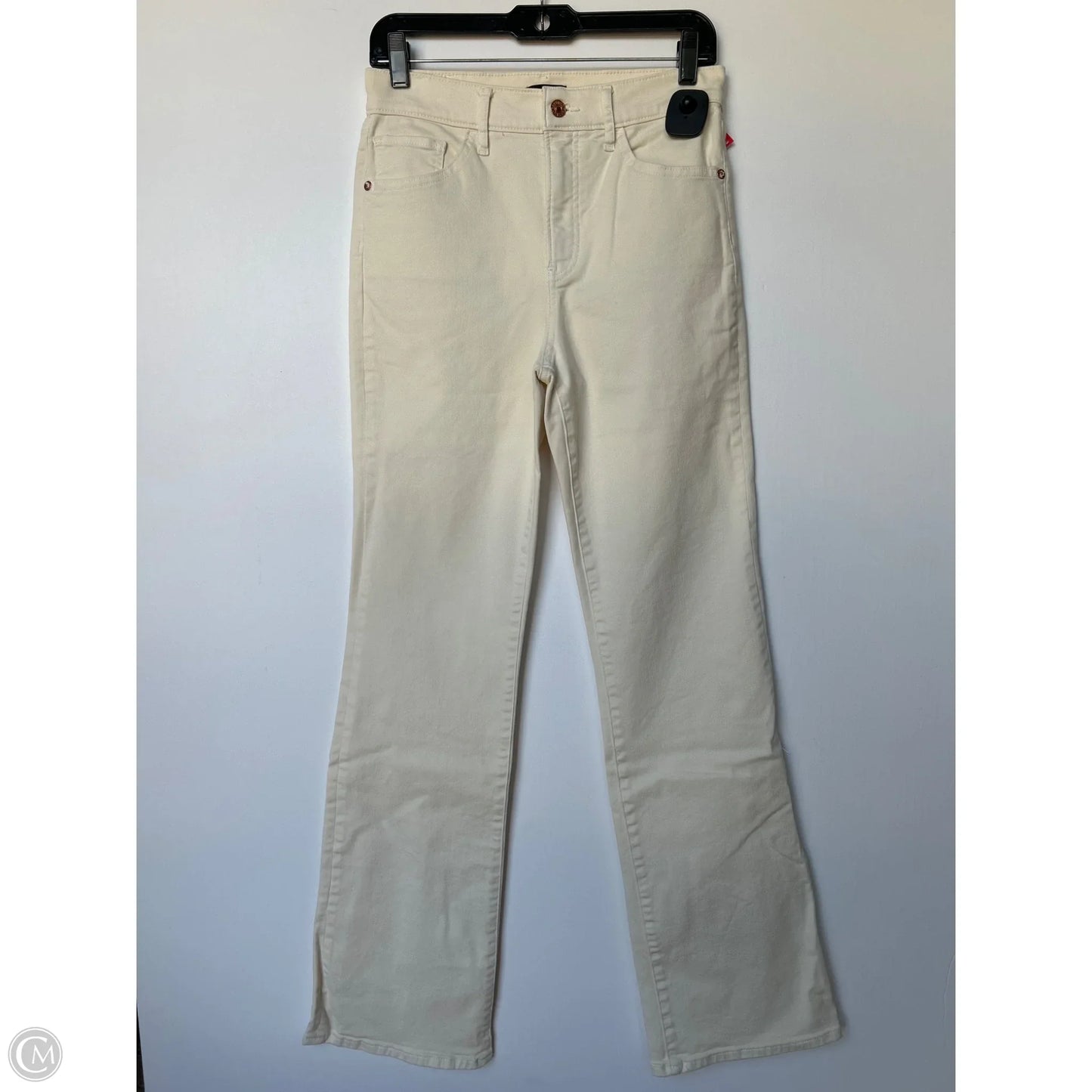 Jeans Straight By Express In White Denim, Size: 8