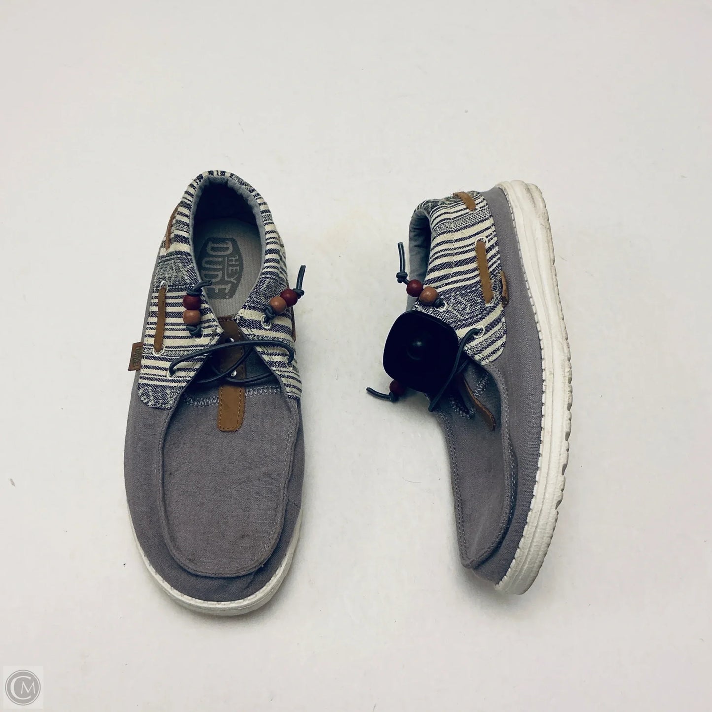 Shoes Sneakers By Hey Dude In Grey, Size: 9