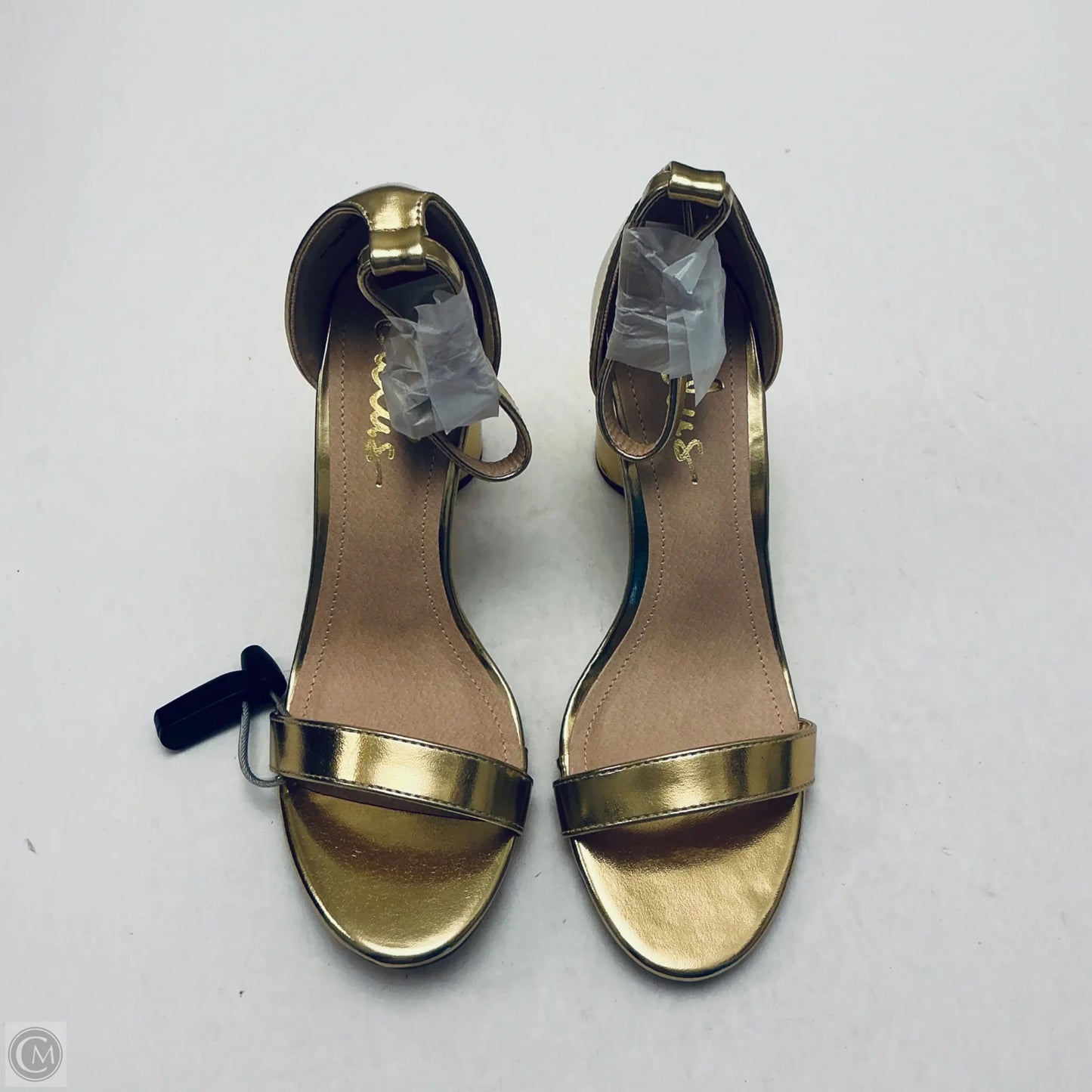 Shoes Heels Platform By Lulus In Gold, Size: 8