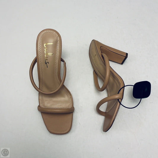 Sandals Heels Stiletto By Lulus In Pink, Size: 7
