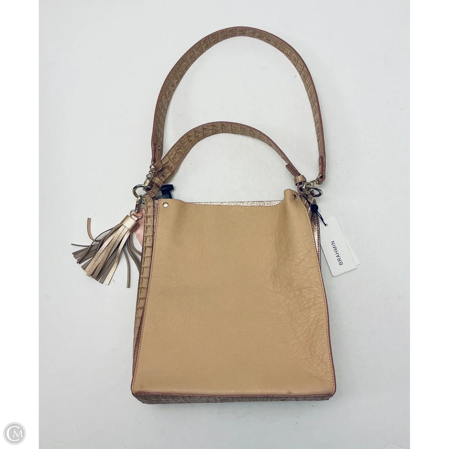 Handbag Designer By Brahmin, Size: Large