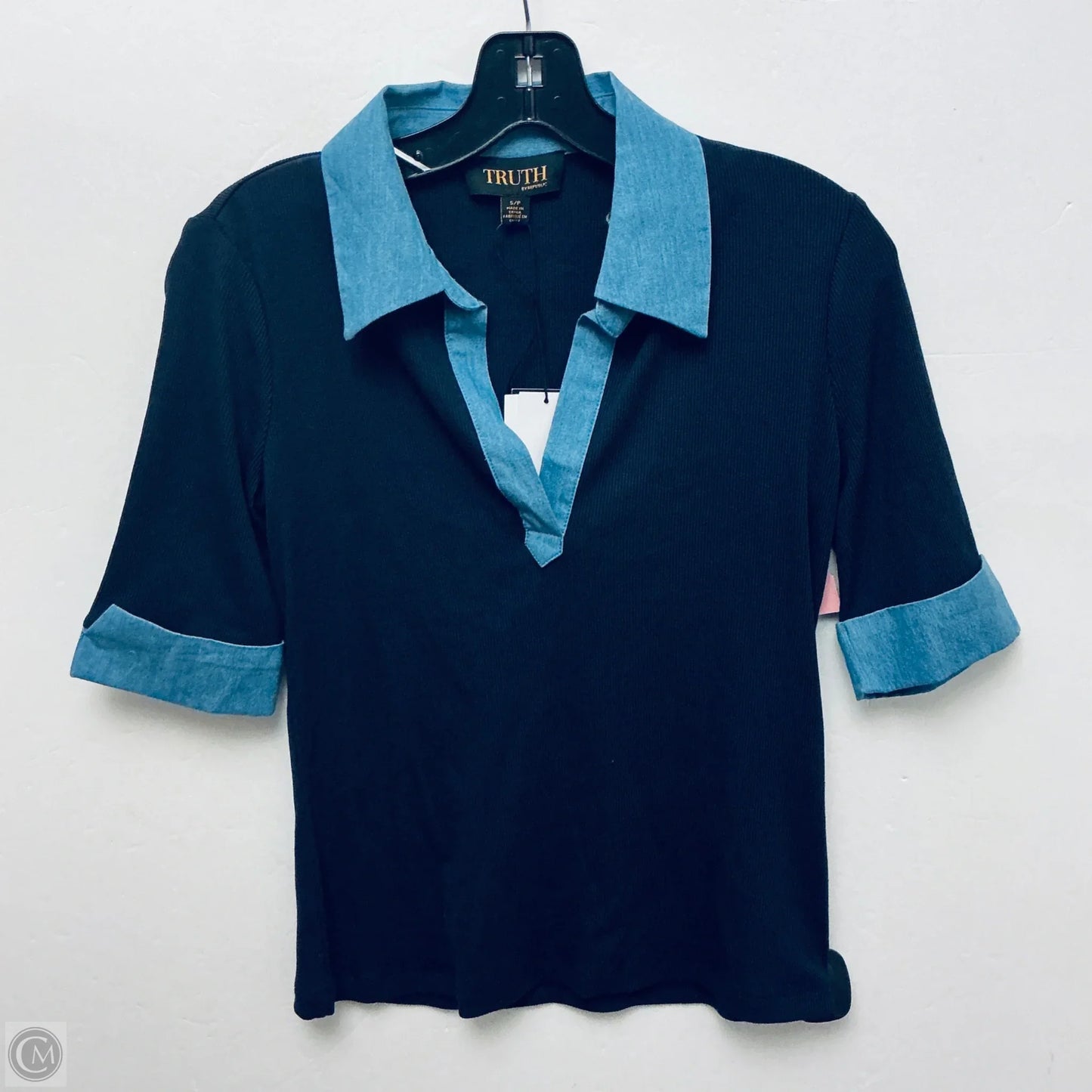 Top Short Sleeve By Truth In Navy, Size: S