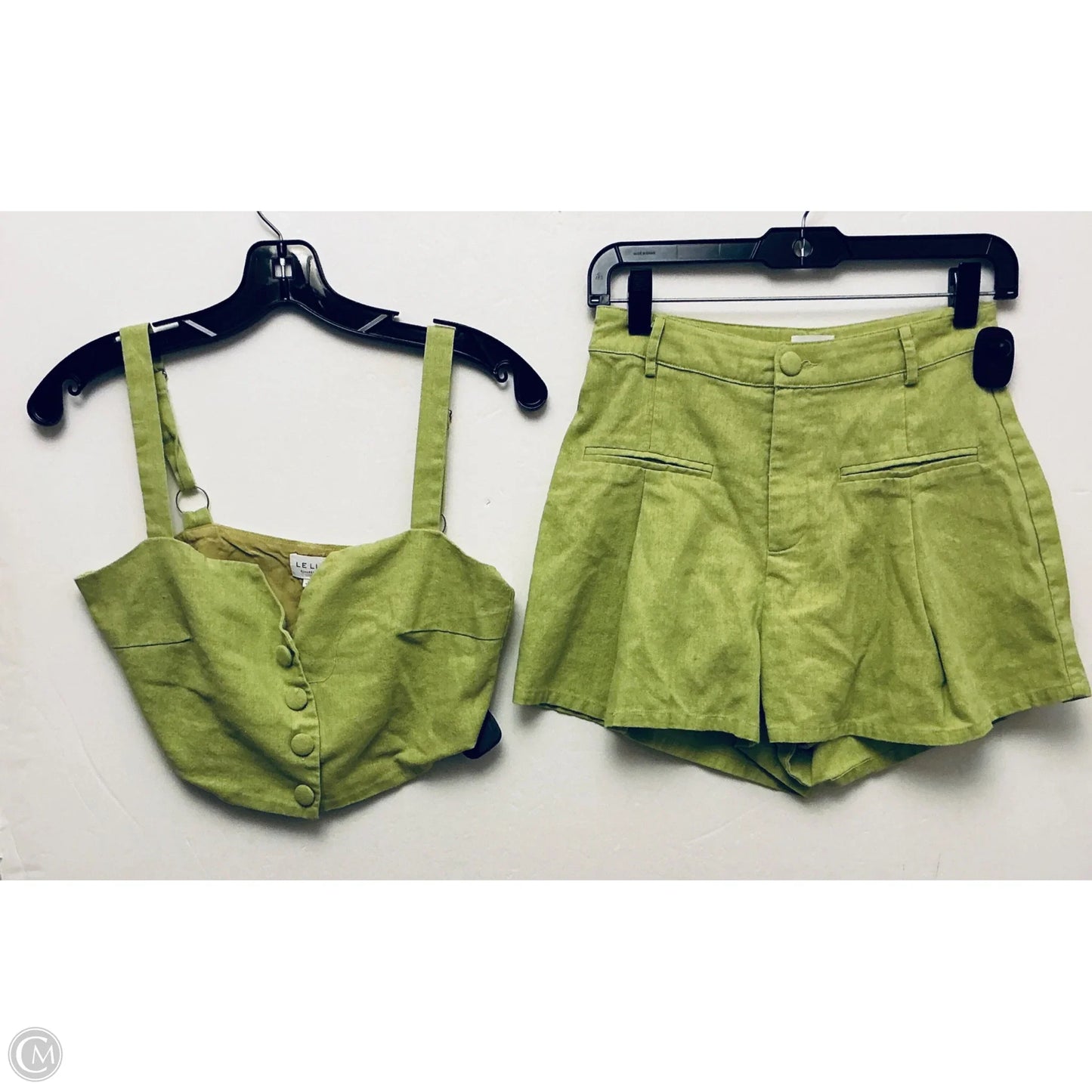 Shorts Set By Le Lis In Green, Size: S
