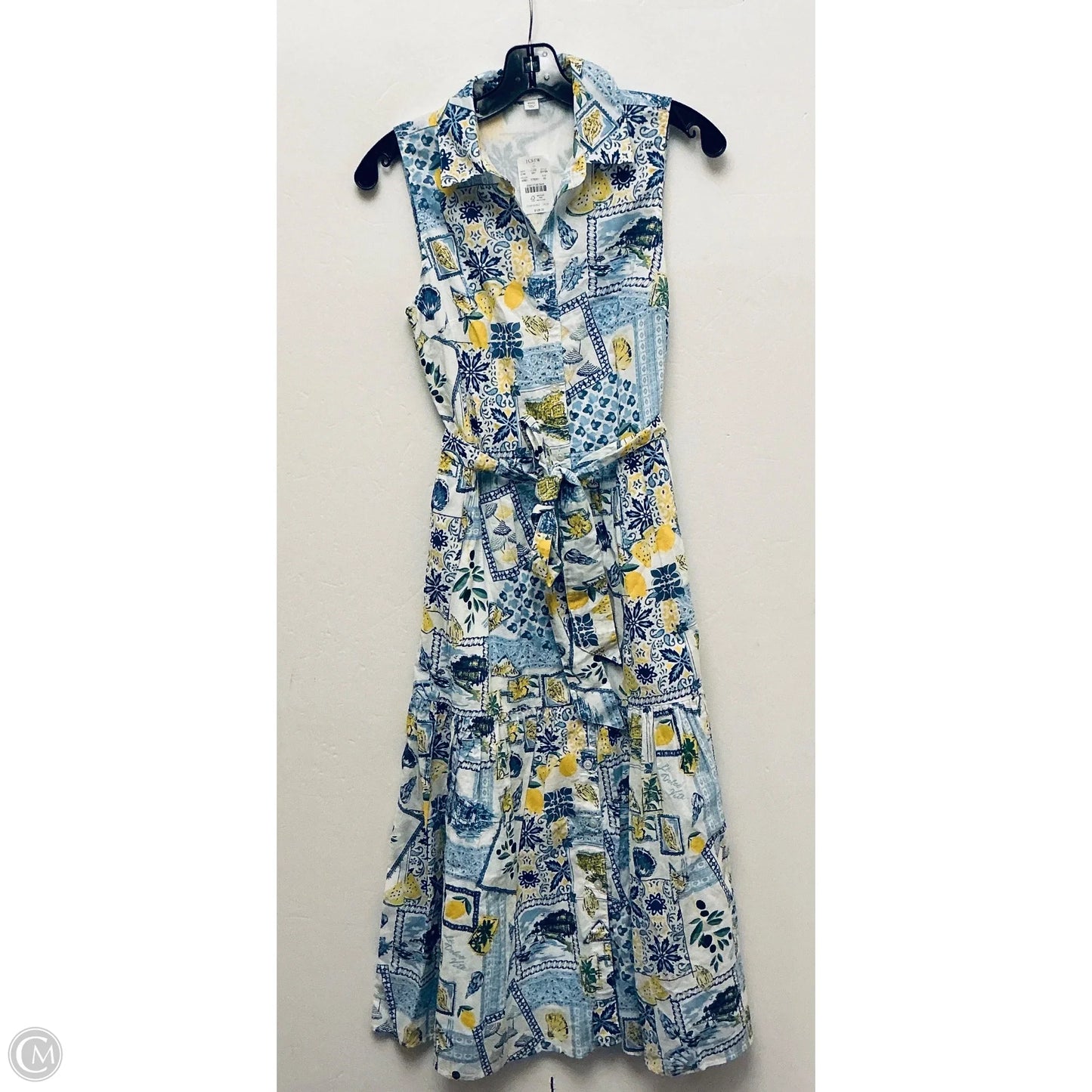 Dress Casual Maxi By J. Crew In Blue, Size: Xs