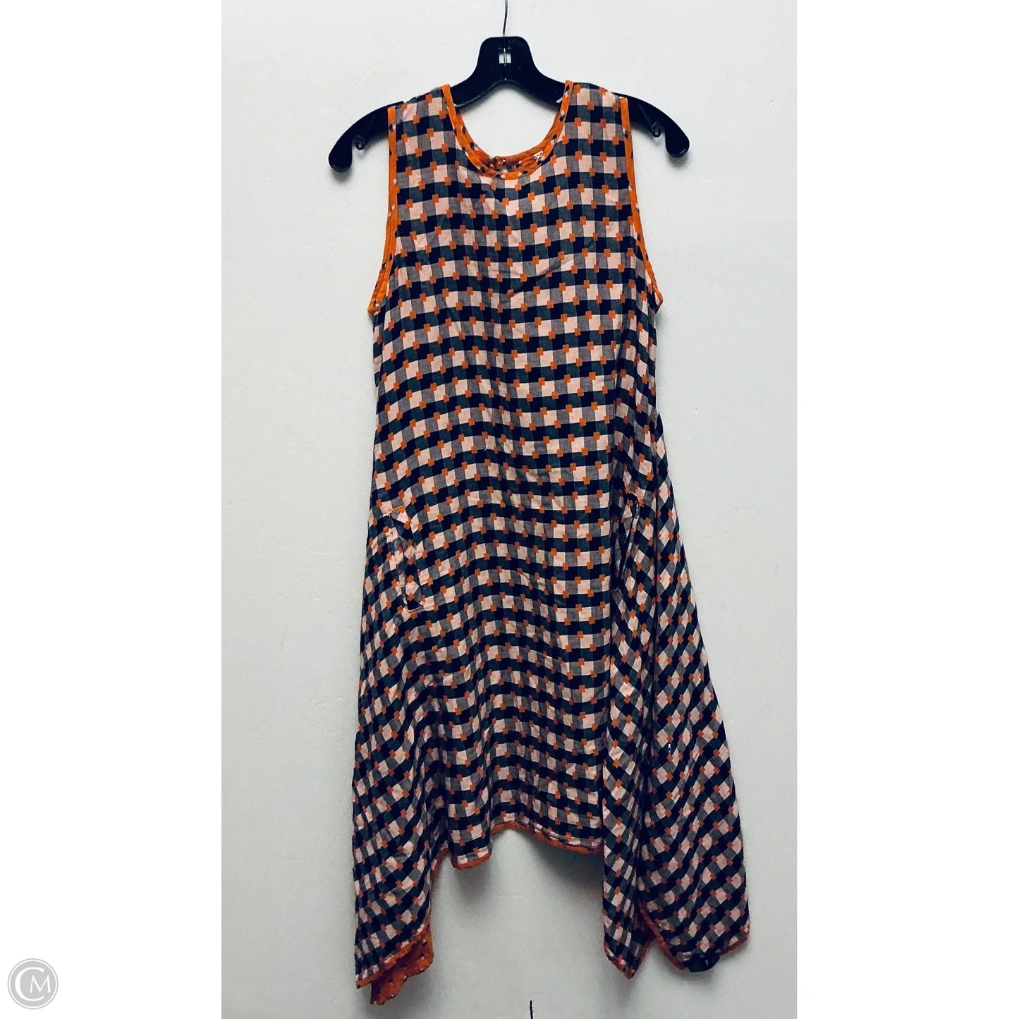 Dress Casual Midi By Uncle Frank In Orange, Size: M