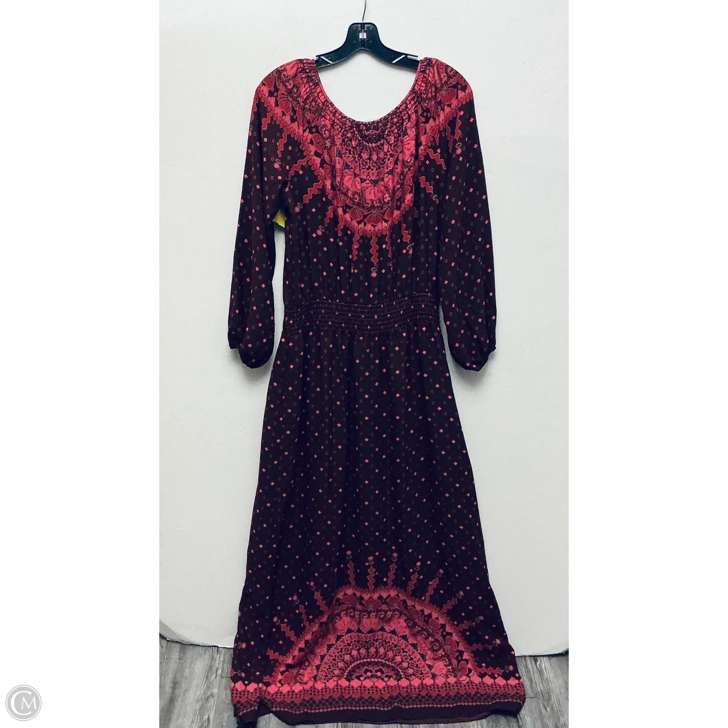 Dress Casual Maxi By Chelsea And Violet In Maroon, Size: L