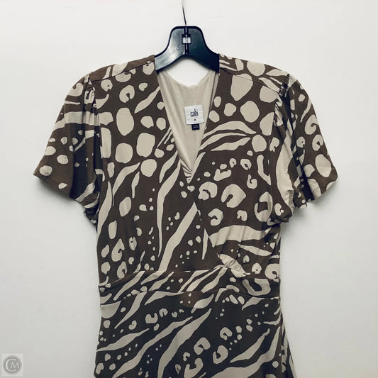 Dress Casual Midi By Cabi In Brown, Size: M