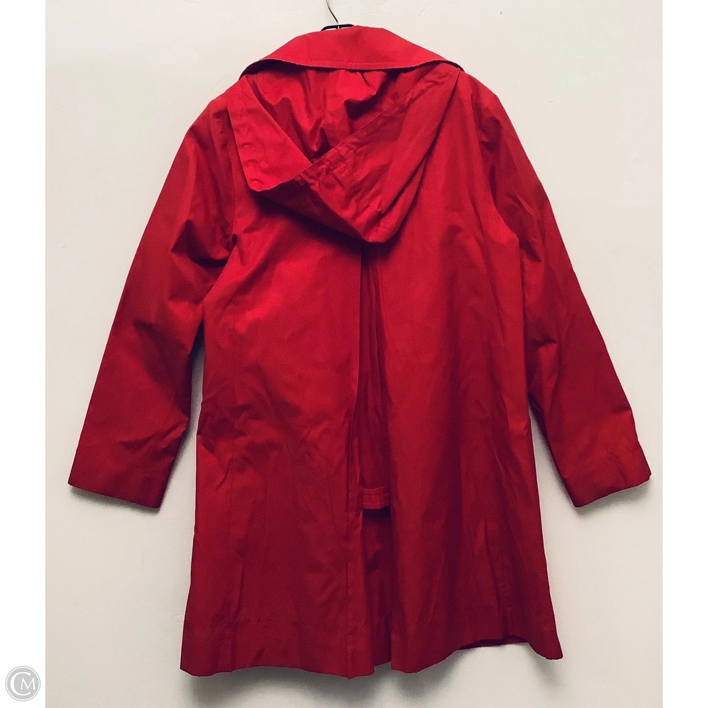 Coat Raincoat By London Fog In Red, Size: S