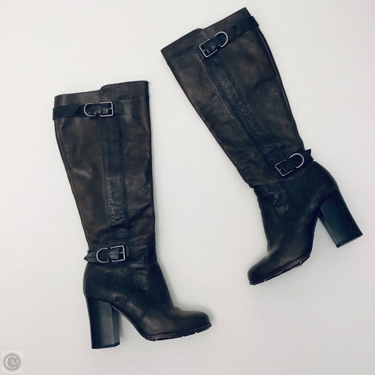 Boots Designer By Frye In Brown, Size: 7.5