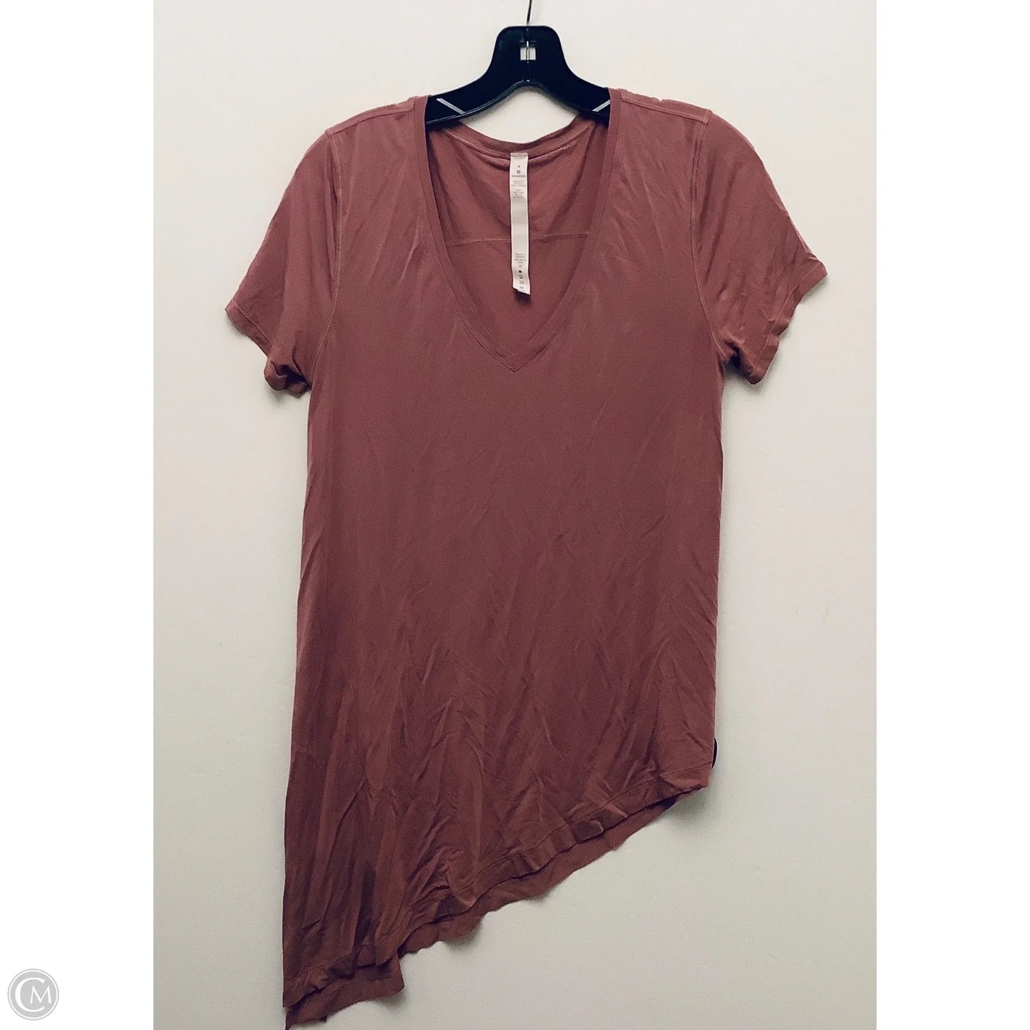 Top Short Sleeve By Lululemon In Pink, Size: 4