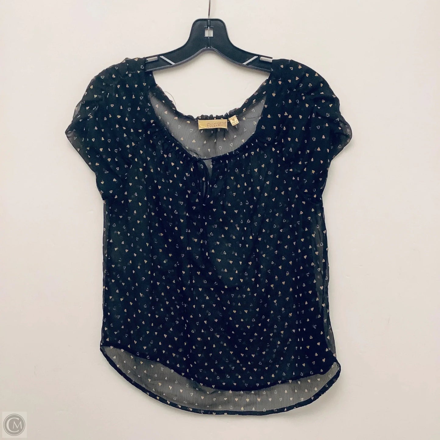 Top Short Sleeve Basic By Cme In Black, Size: M