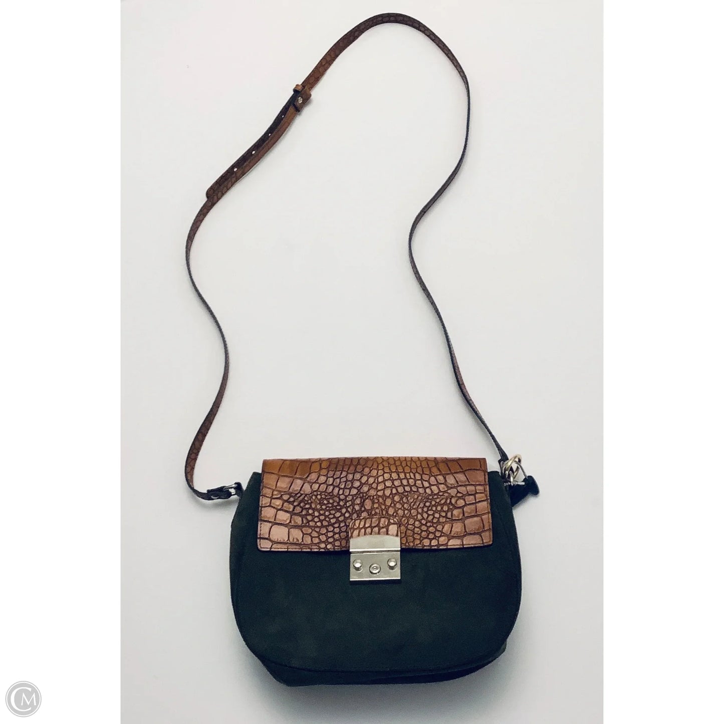 Crossbody Leather By Cma, Size: Medium