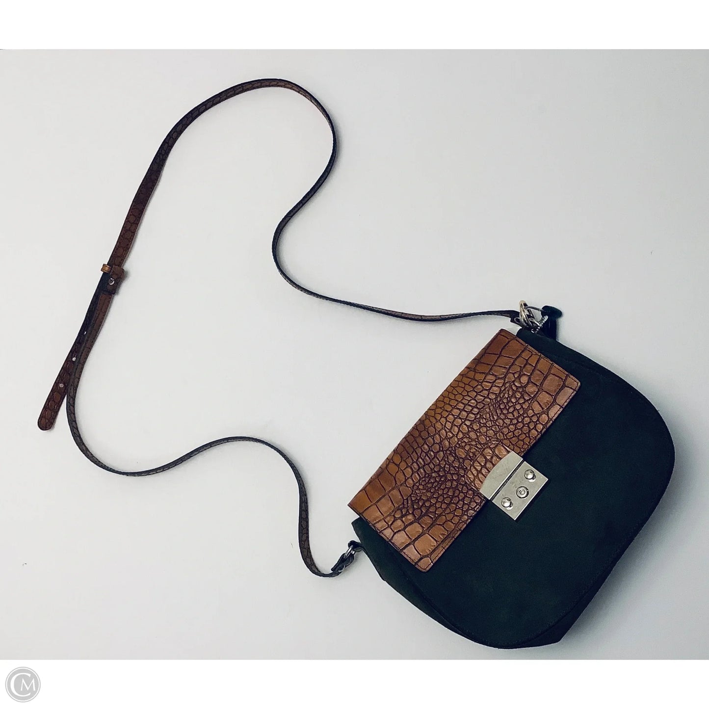 Crossbody Leather By Cma, Size: Medium