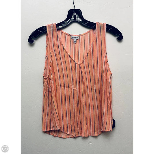Top Sleeveless Basic By Love Fire In Pink, Size: L